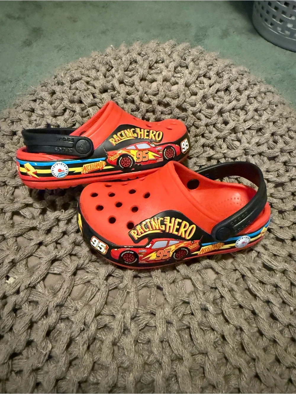 Lightning McQueen light up crocs